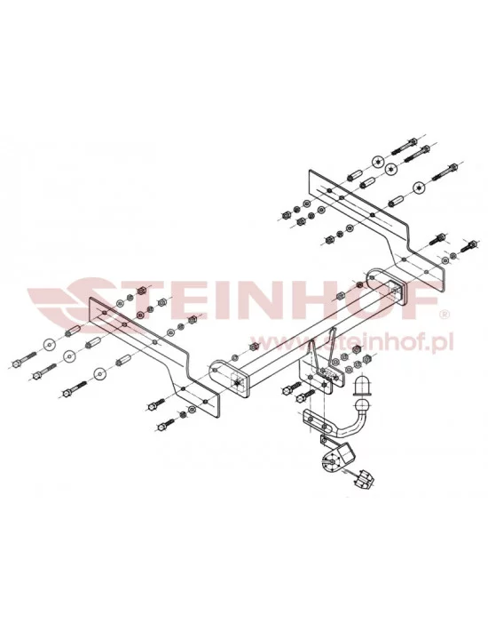 Hak holowniczy Steinhof F-263 do Ford Mondeo
