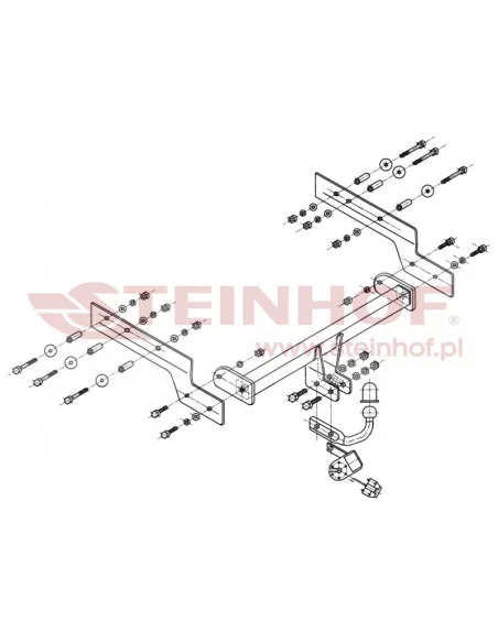 Hak holowniczy Steinhof F-263 do Ford Mondeo