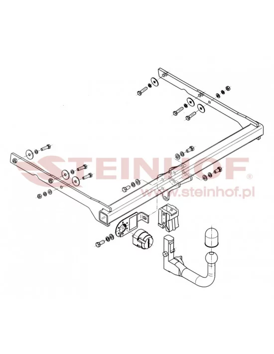 Hak holowniczy Steinhof F-272 do Ford Mondeo
