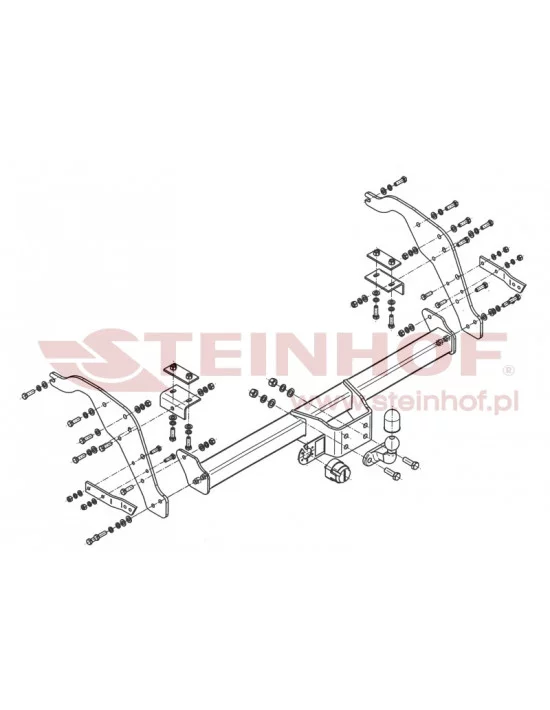 Hak holowniczy Steinhof F-281 do Ford Ranger