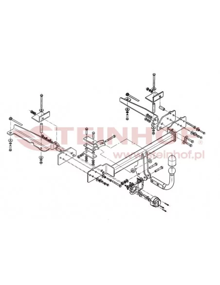 Hak holowniczy Steinhof H-050 do Honda Accord Hak holowniczy Steinhof H-050 do Honda Accord
