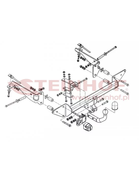 Hak holowniczy Steinhof H-046 do Honda Accord Hak holowniczy Steinhof H-046 do Honda Accord