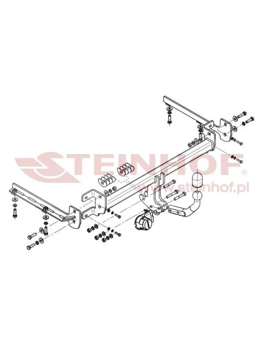 Hak holowniczy Steinhof H-038 do Honda Accord