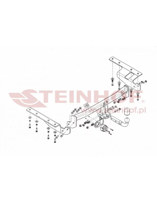 Hak holowniczy Steinhof H-057 do Honda CR-V