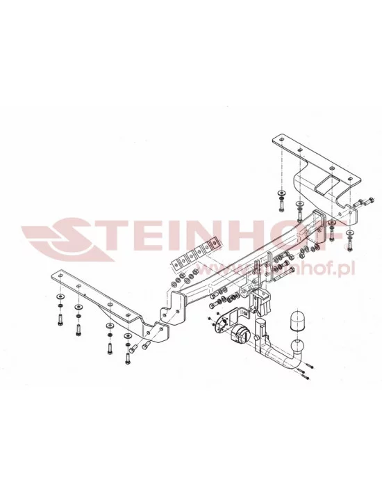 Hak holowniczy Steinhof H-058 do Honda CR-V