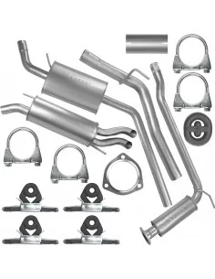 Zestaw tłumików Volkswagen Transporter T4 01.1996-07.2003 2.5 TDI Skrzynia LWB