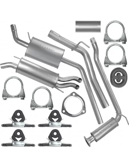 Zestaw tłumików Volkswagen Transporter T4 01.1996-07.2003 2.5 TDI Skrzynia LWB