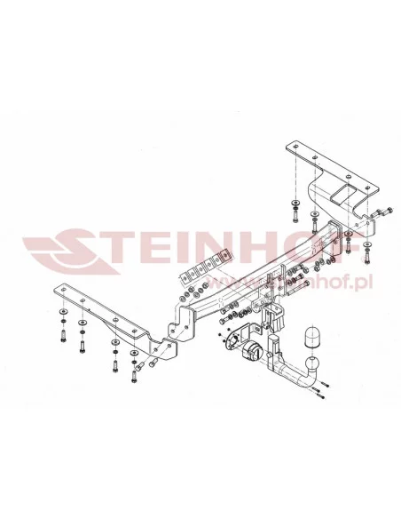 Hak holowniczy Steinhof H-058 do Honda CR-V