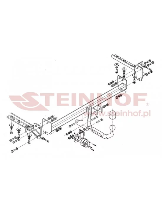 Hak holowniczy Steinhof H-048 do Honda FR-V