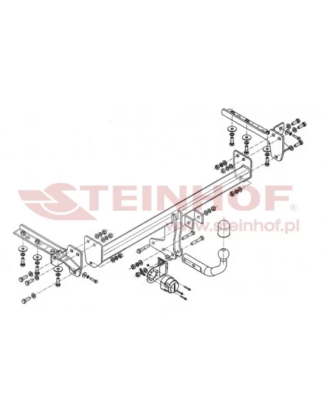 Hak holowniczy Steinhof H-048 do Honda FR-V