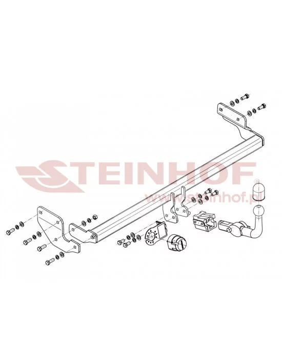 Hak holowniczy Steinhof H-210 do Hyundai Accent