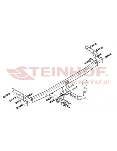 Hak holowniczy Steinhof H-232 do Hyundai i10