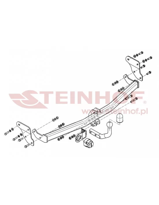 Hak holowniczy Steinhof H-253 do Hyundai i20