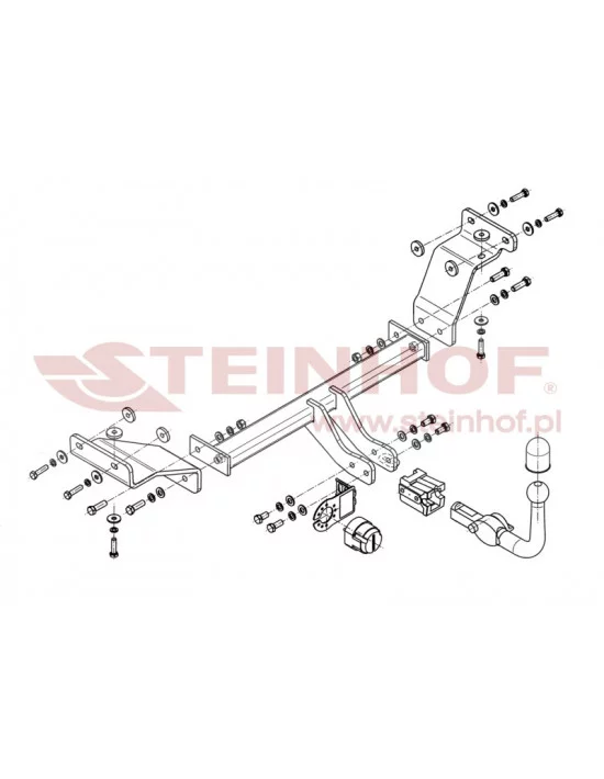 Hak holowniczy Steinhof H-246 do Hyundai i30