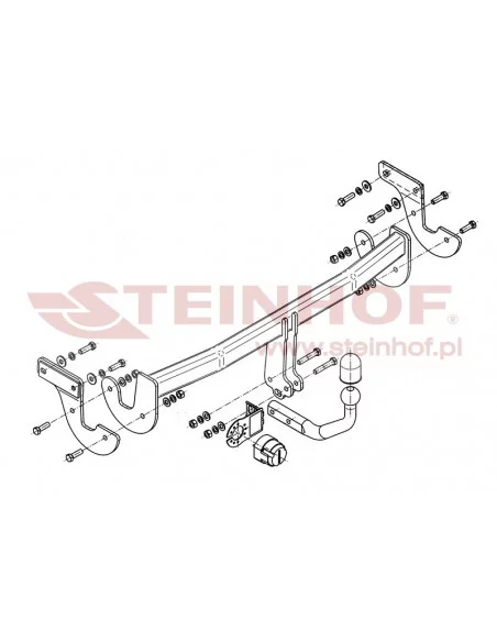 Hak holowniczy Steinhof H-249 do Hyundai i40