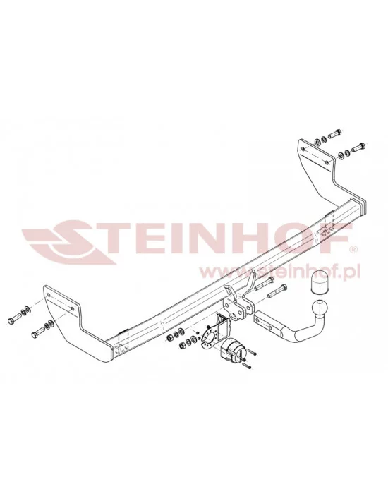 Hak holowniczy Steinhof H-243 do Hyundai ix20