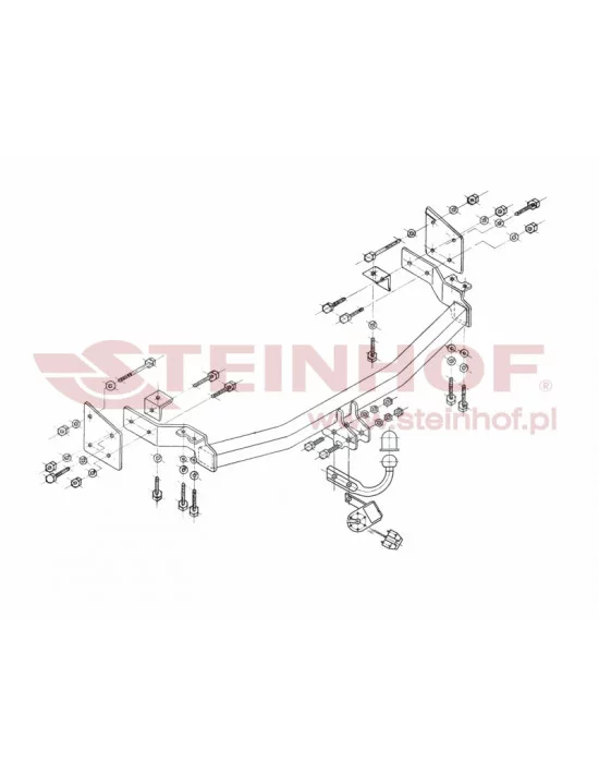 Hak holowniczy Steinhof H-270 do Hyundai Santa Fe