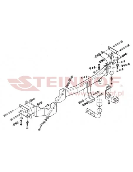 Hak holowniczy Steinhof K-035 do Hyundai Santa Fe