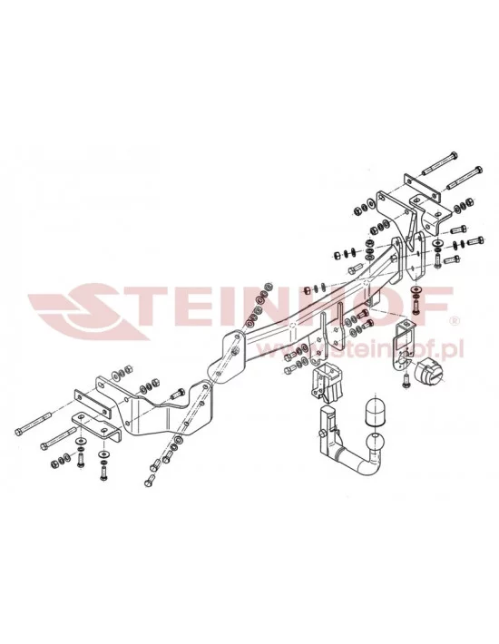 Hak holowniczy Steinhof K-036 do Hyundai Santa Fe