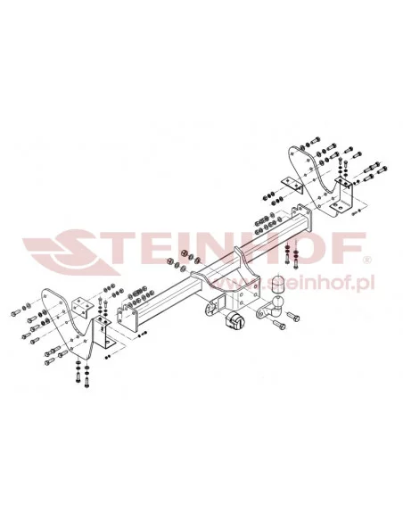 Hak holowniczy Steinhof I-030 do Isuzu D-Max