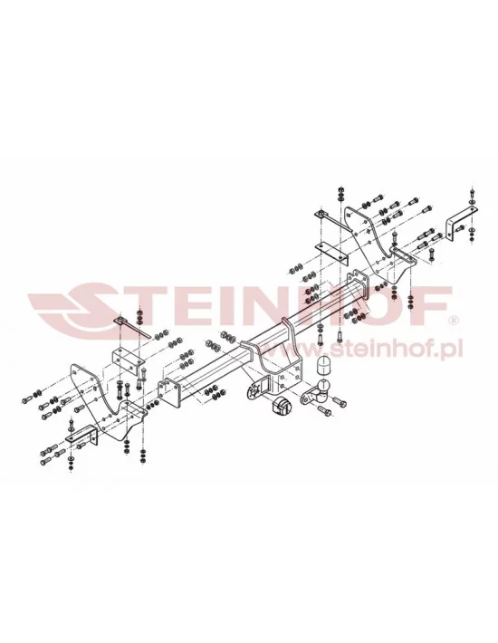 Hak holowniczy Steinhof I-031 do Isuzu D-Max