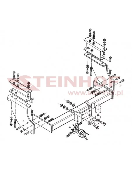Hak holowniczy Steinhof I-015 do Iveco Daily