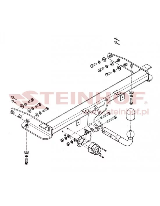 Hak holowniczy Steinhof J-056 do Jeep Grand Cherokee