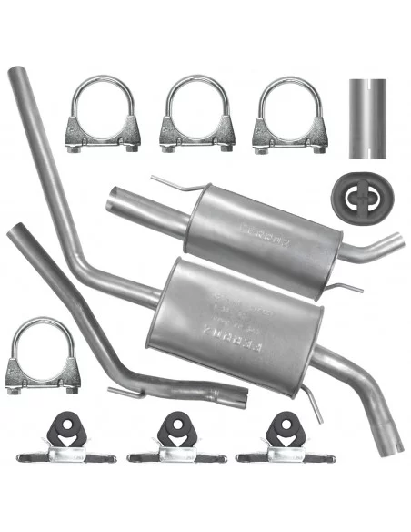 Zestaw tłumików Volkswagen Transporter T4 01.1996-05.2000 2.8 VR6 Skrzynia SWB