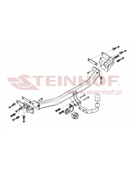 Hak holowniczy Steinhof K-057 do Kia Carens