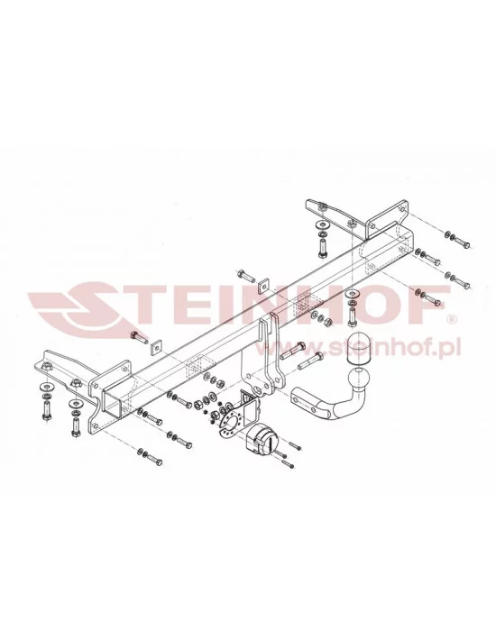 Hak holowniczy Steinhof K-009 do Kia Carnival