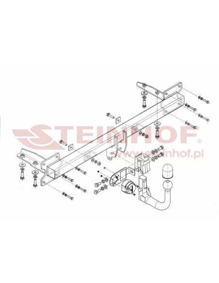 Hak holowniczy Steinhof K-011 do Kia Carnival