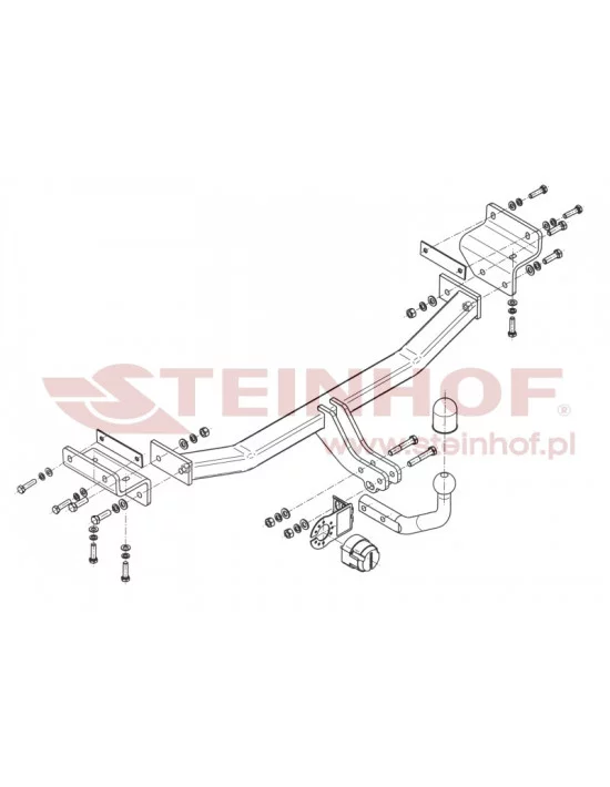 Hak holowniczy Steinhof K-055 do Kia Cee'd