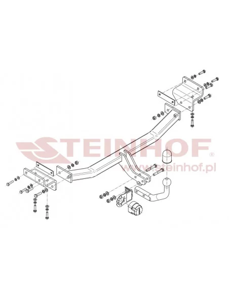 Hak holowniczy Steinhof K-055 do Kia Cee'd