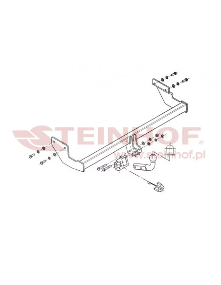 Hak holowniczy Steinhof K-005 do Kia Picanto