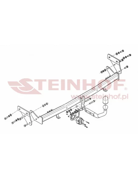 Hak holowniczy Steinhof K-049 do Kia Rio