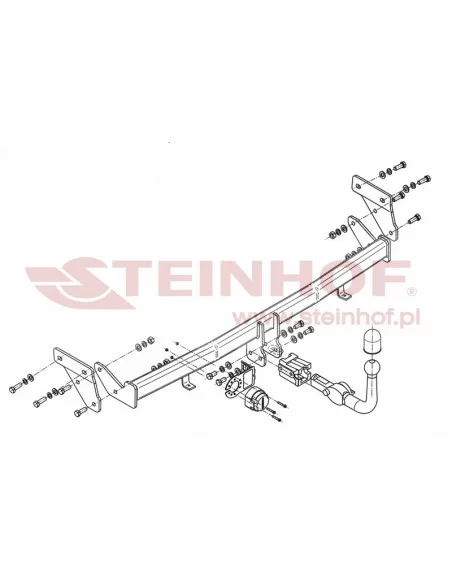 Hak holowniczy Steinhof K-050 do Kia Rio