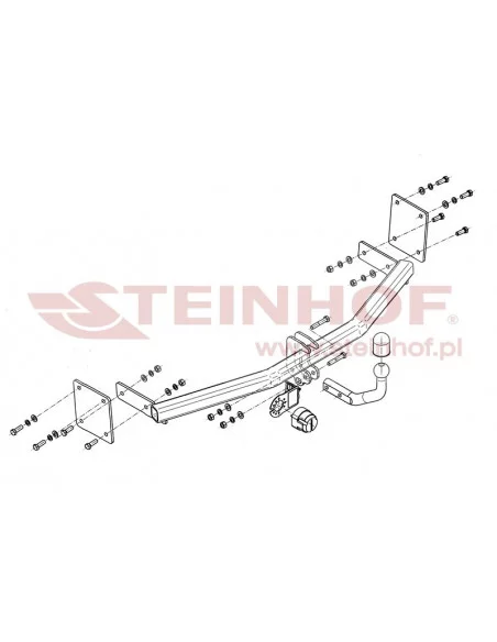 Hak holowniczy Steinhof K-041 do Kia Rio