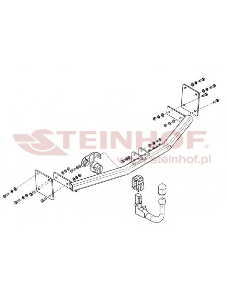 Hak holowniczy Steinhof K-042 do Kia Rio