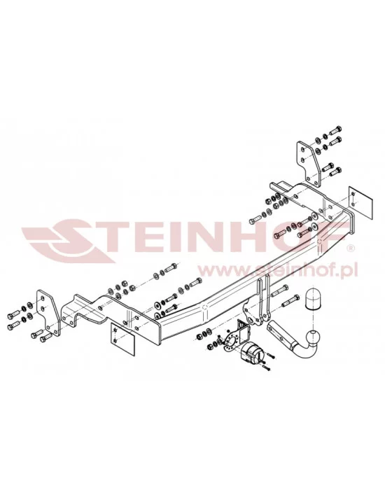 Hak holowniczy Steinhof K-012 do Kia Sorento