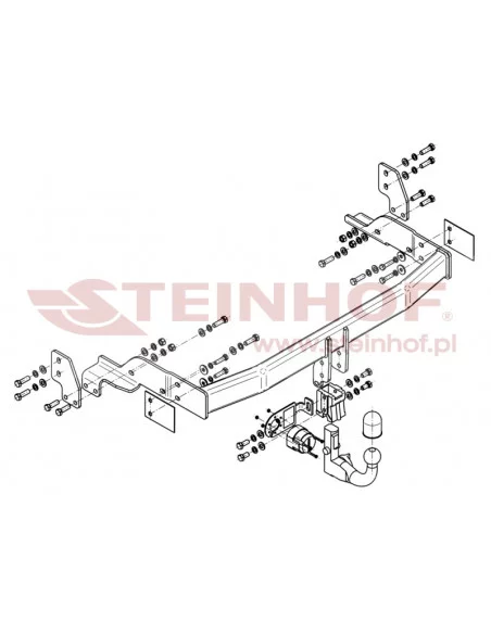Hak holowniczy Steinhof K-013 do Kia Sorento