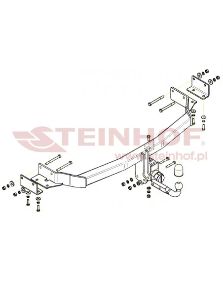 Hak holowniczy Steinhof K-016 do Kia Sorento
