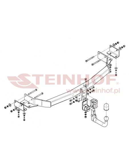 Hak holowniczy Steinhof K-017 do Kia Sorento