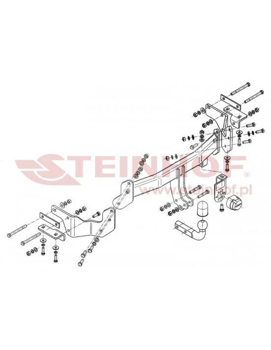 Hak holowniczy Steinhof K-035 do Kia Sorento