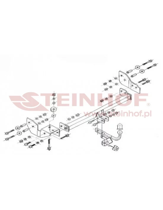 Hak holowniczy Steinhof K-025 do Kia Sportage Hak holowniczy Steinhof K-025 do Kia Sportage