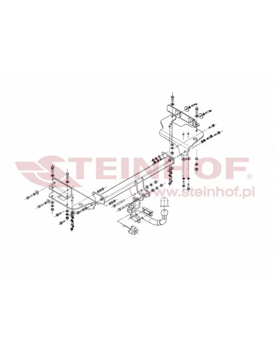 Hak holowniczy Steinhof H-278 do Kia Sportage