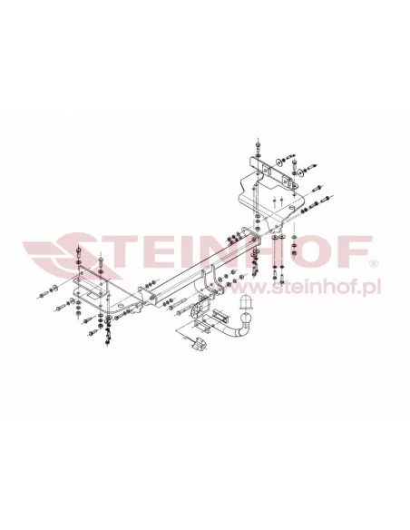 Hak holowniczy Steinhof H-278 do Kia Sportage