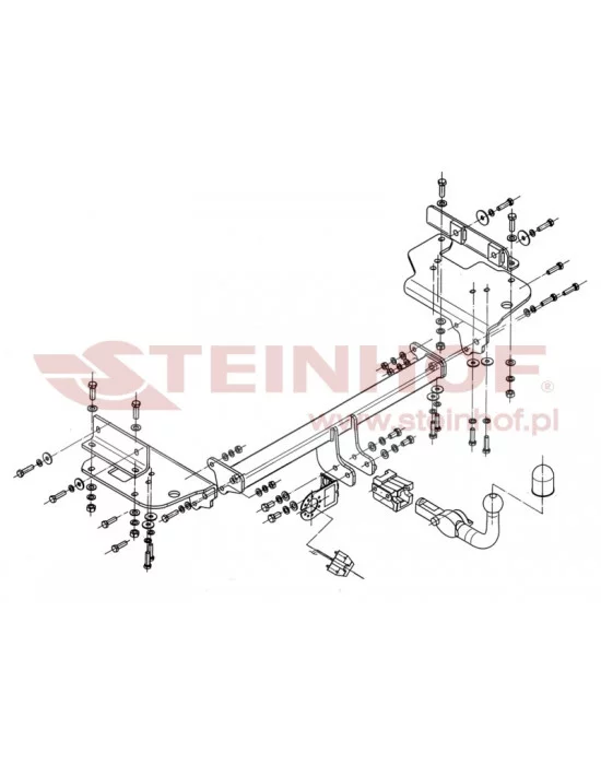 Hak holowniczy Steinhof H-279 do Kia Sportage