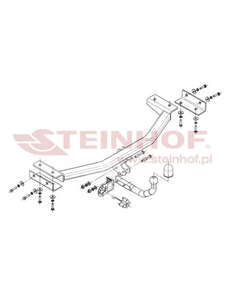 Hak holowniczy Steinhof K-028 do Kia Sportage