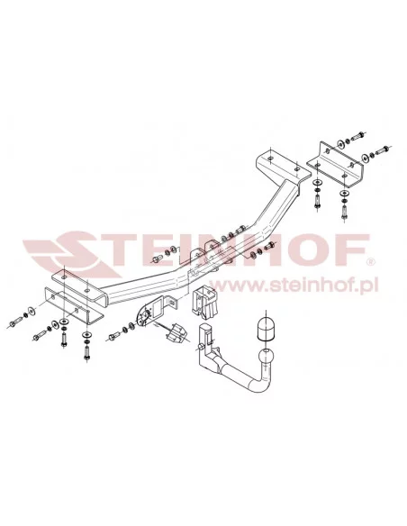 Hak holowniczy Steinhof K-029 do Kia Sportage