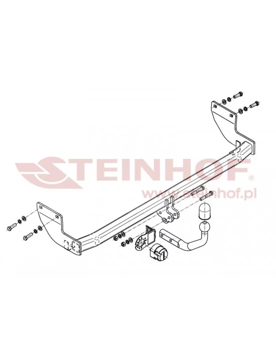 Hak holowniczy Steinhof K-047 do Kia Venga